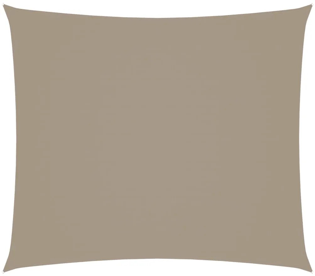 vidaXL Πανί Σκίασης Ορθογώνιο Taupe 2,5 x 3 μ. από Ύφασμα Oxford