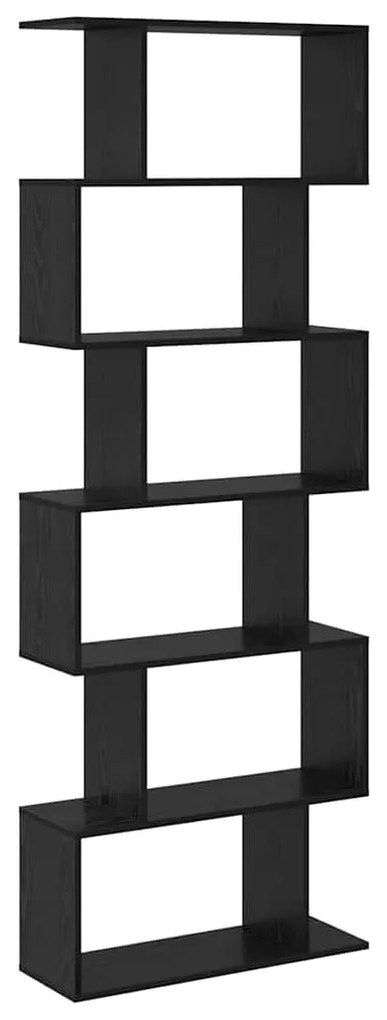 vidaXL Βιβλιοθήκη Μαύρο 70 x 24 x 193.5 εκ. Επεξεργασμένο ξύλο