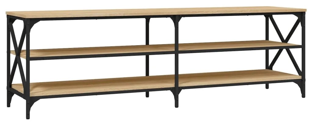 vidaXL Έπιπλο Τηλεόρασης Sonoma Δρυς 160x40x50 εκ. Επεξ. Ξύλο