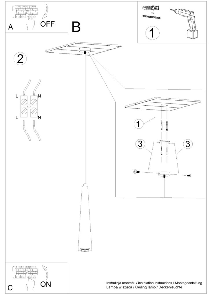 Κρεμαστό φωτιστικό Sula 1,ξύλο,1xGU10/40w