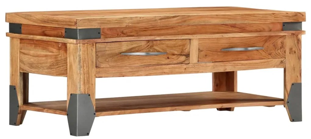 vidaXL Τραπεζάκι Σαλονιού 110 x 52 x 45 εκ. από Μασίφ Ξύλο Ακακίας