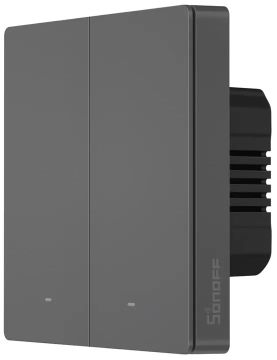 SONOFF smart διακόπτης M5-2C-86, διπλός, WiFi, γκρι