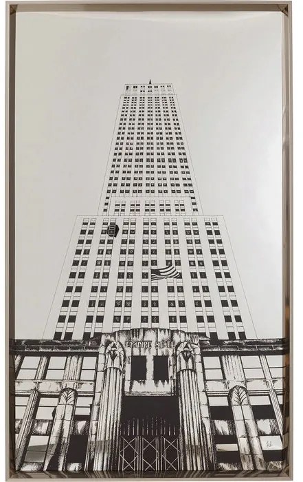 Framed Picture Empire State Mirror 77x130cm - Καθρέφτης