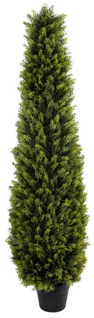 GloboStar® Artificial Garden CYPRESSUS SEMPERVIRENS 20394 Τεχνητό Διακοσμητικό Φυτό Μεσογειακό Κυπαρίσσι Υ120cm