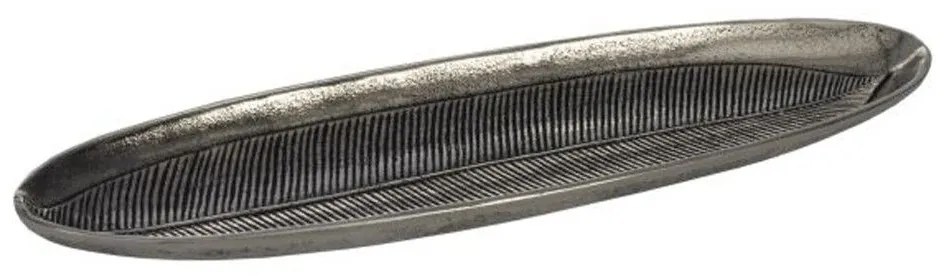 Διακοσμητική Πιατέλα Forleyet 427005 54x16,5cm Silver Eglo Aluminium