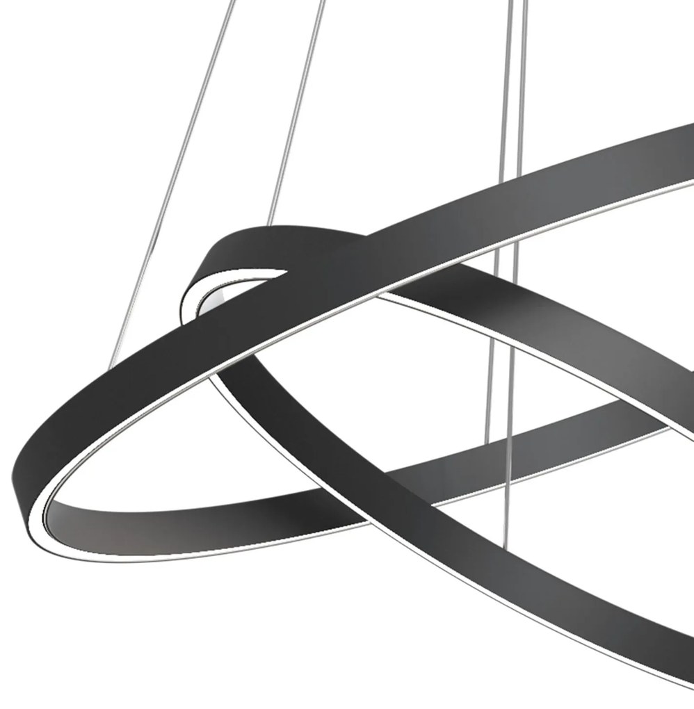 Φωτιστικό οροφής Maytoni Rim 2S LED-Μαύρο