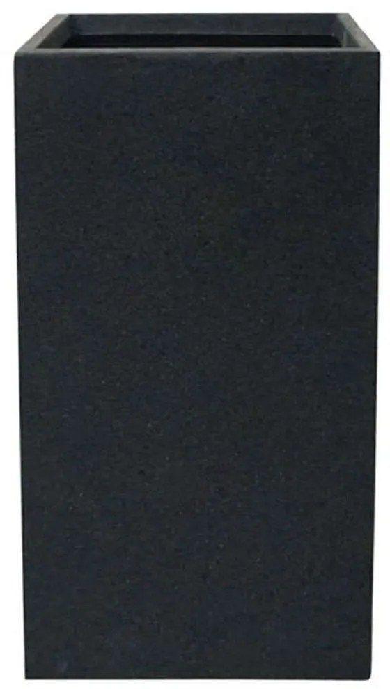 Κασπώ Πήλινο 06-00-20712-S 27x27x60cm Black Marhome Clay