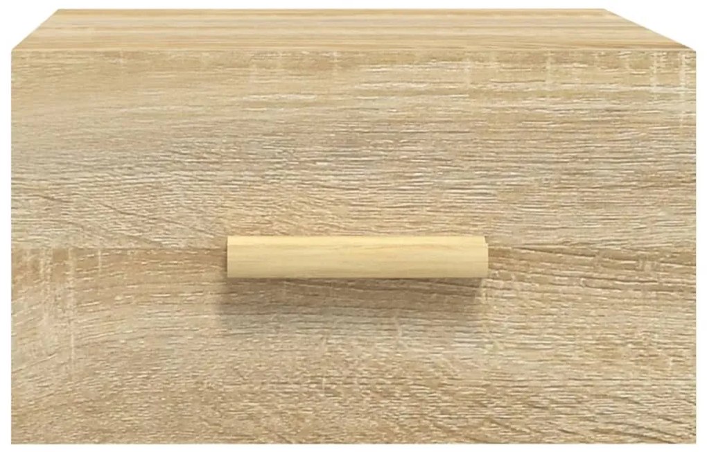 vidaXL Κομοδίνα Επιτοίχια Sonoma Δρυς 35 x 35 x 20 εκ.
