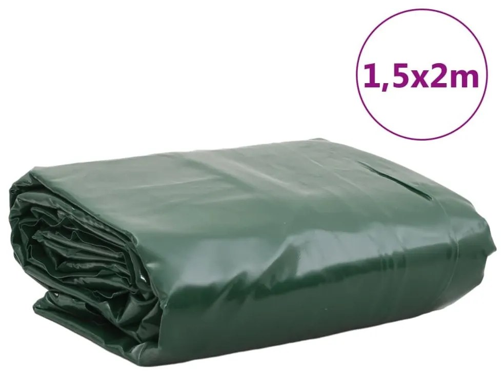 Μουσαμάς Πράσινος 1,5 x 2 μ. 650 γρ./μ² - Πράσινο
