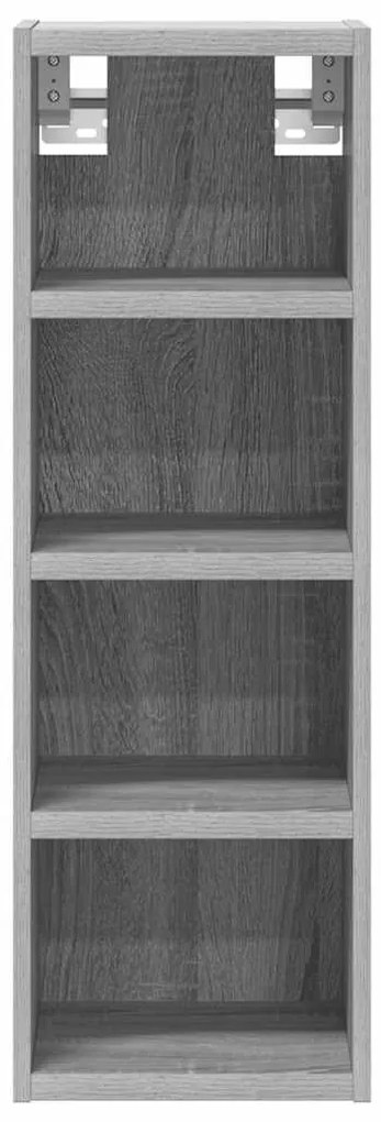 vidaXL κρεμαστό ντουλάπι Riga γκρι Sonoma 20x29,5x60 cm