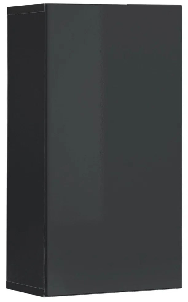 Swap Κρεμαστό Ντουλάπι Μαύρο 30x60x25