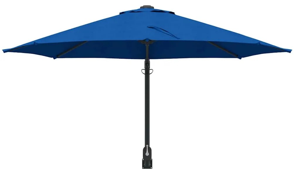 vidaXL Ομπρέλα Κήπου Μπλε και Μαύρο 248 x 248 x 148 εκ