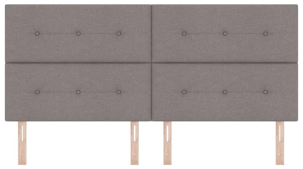 vidaXL Κεφαλάρι με κεφαλάρι Taupe 200 cm ύφασμα