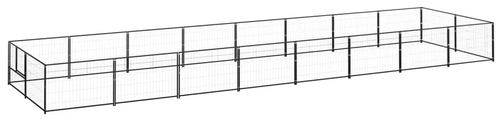 Σπιτάκι Σκύλου Μαύρο 16 μ² Ατσάλινο