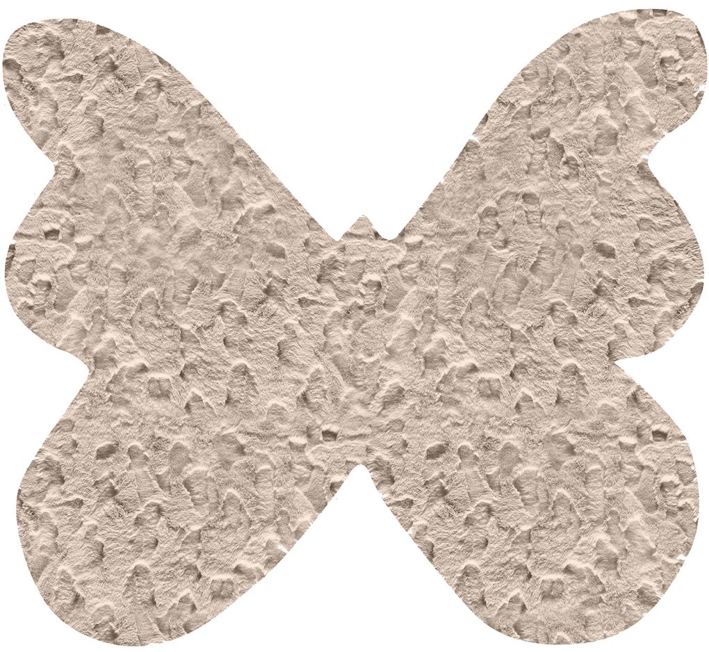 Παιδικό Χαλί GLACIAL BEIGE BUTTERFLY 120 x 120 εκ.