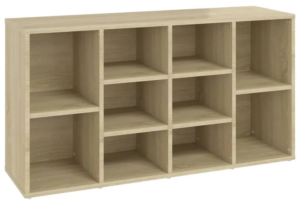 vidaXL Παπουτσοθήκη Sonoma Δρυς 103 x 30 x 55 εκ. από Επεξ. Ξύλο