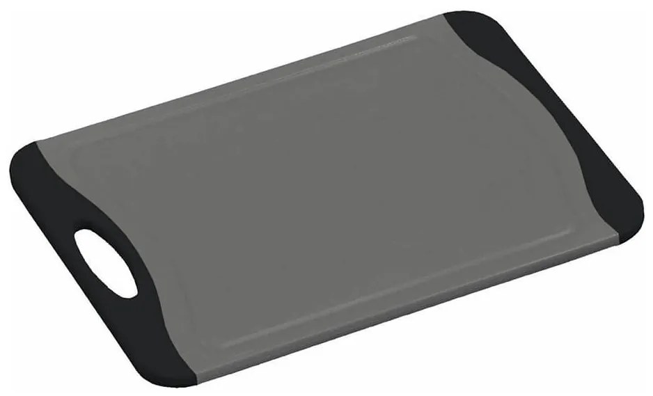Βάση Κοπής Kesper 30876 αντιολισθητική με λαβή και διαστάσεις 36,5 x 25 x 0,9cm - Μαύρη / Γκρι