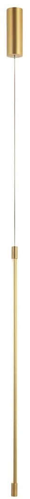 Φωτιστικό Οροφής Μονόφωτο LED Zambelis 20122 Gold Matt