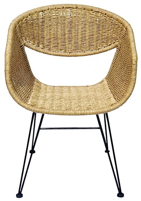 HAVANA ΚΑΡΕΚΛΑ ΦΥΣΙΚΟ 59x64xH80cm - 22-0079 - 22-0079
