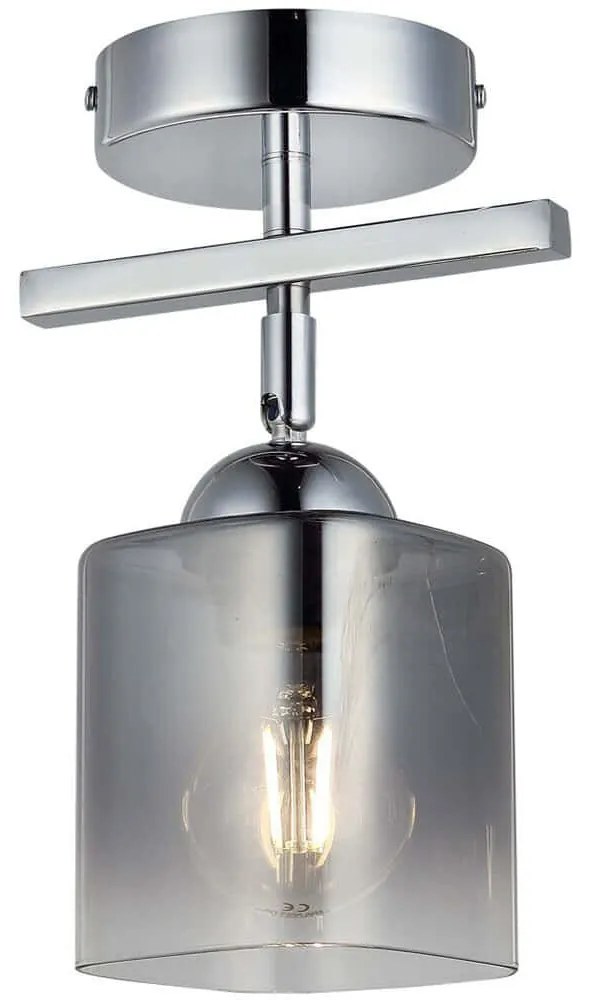 Φωτιστικό Οροφής - Πλαφονιέρα Rayo 341LCA1113 16x27cm 1xE27 40W Chrome Opviq