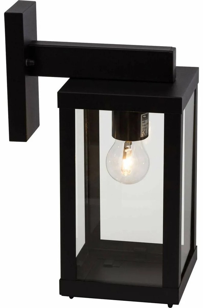 Απλίκες τοίχου Brilliant Gaia Εξωτερικό Μαύρο Μέταλλο 60 W E27