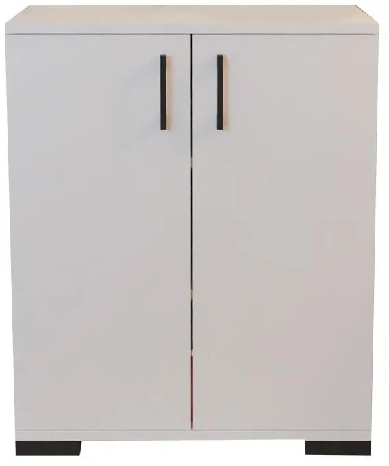 Ντουλάπι Yven λευκό μελαμίνης 65x32x83εκ 65x32x83 εκ.