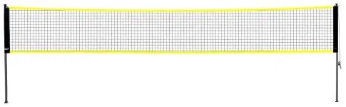 VEVOR Badminton Net Set, Outdoor Backyard Beach Park Badminton Net, Portable Badminton Equipment Set, Adults Kids Badminton Net with Poles, Carrying Bag, 4 Iron Rackets, and 3 Nylon Shuttlecocks