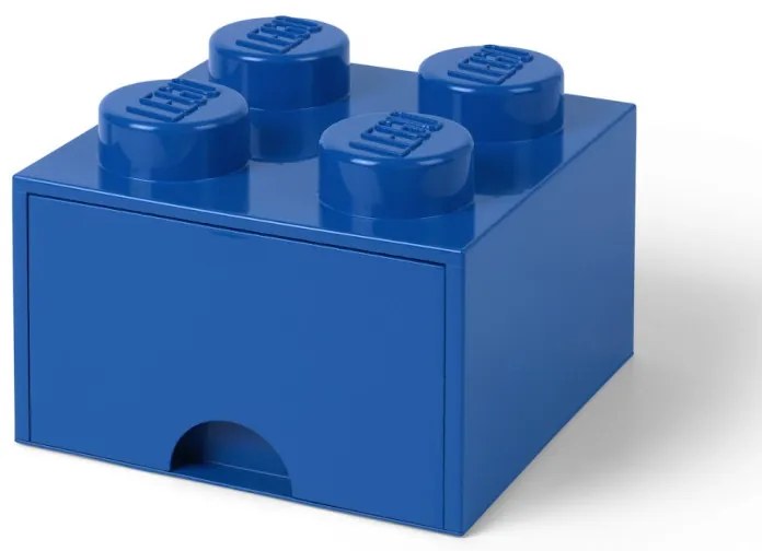 ΚΟΥΤΙ ΑΠΟΘΗΚΕΥΣΗΣ LEGO® ΤΕΤΡΑΓΩΝΟ ΜΙΚΡΟ ΜΠΛΕ ΣΥΡΤΑΡΩΤΟ 250x250x180