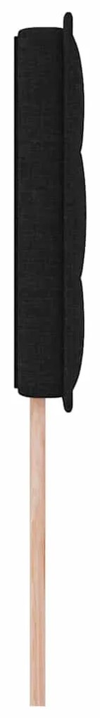 vidaXL LED κεφαλάρι με φώτα λωρίδας LED Μαύρο 100 cm Πολυεστέρας