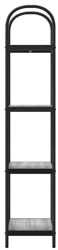 vidaXL Ράφι Βιβλίων Γκρι sonoma 40 x 30 x 146 εκ Επεξεργασμένο ξύλο