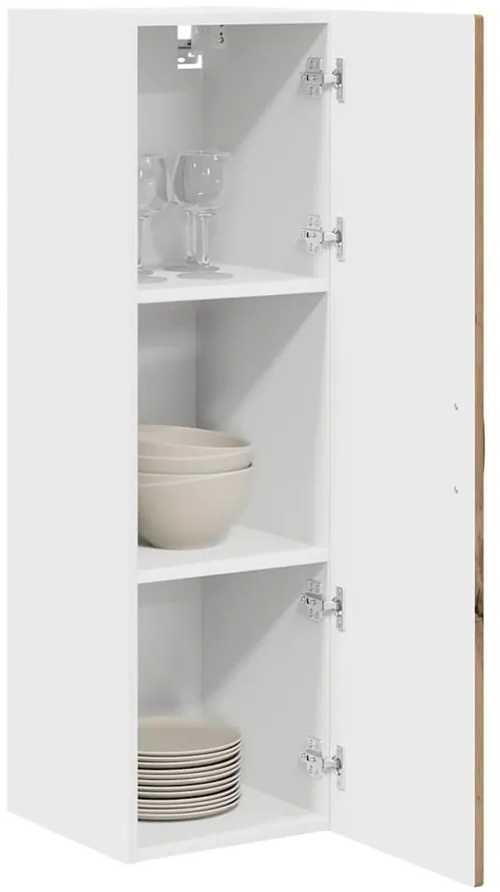 vidaXL Κρεμαστό ντουλάπι κουζίνας Artisan Oak 30 x 31 x 100 εκ.