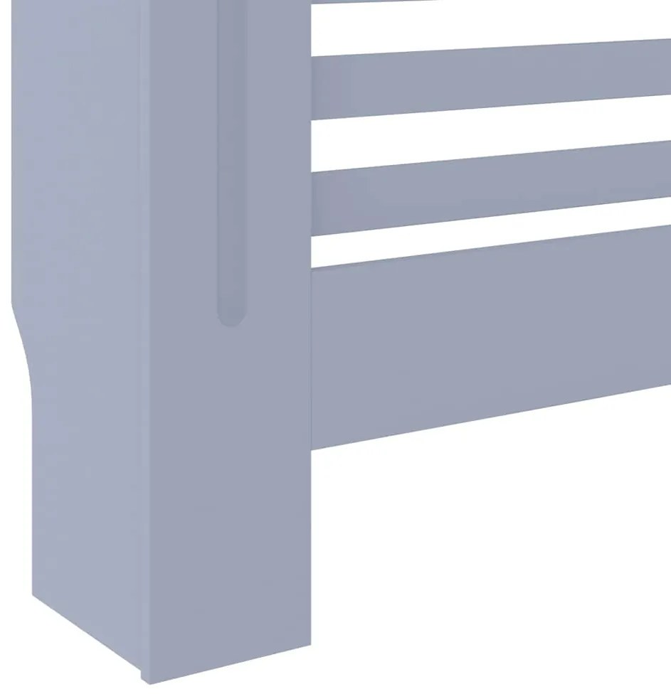 vidaXL Κάλυμμα Καλοριφέρ Γκρι 78 εκ. από MDF