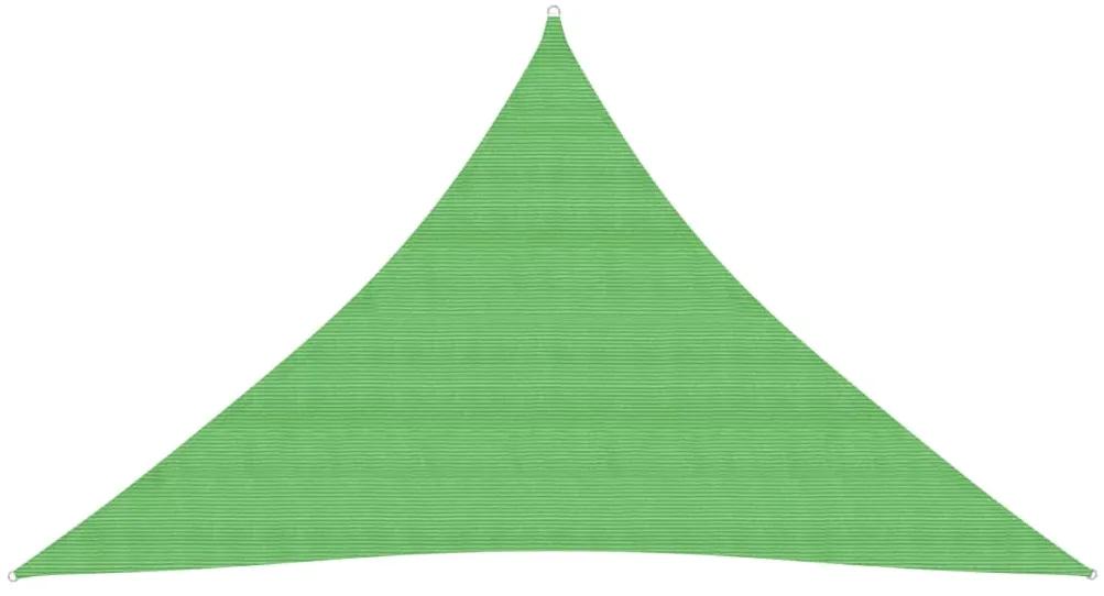 Πανί Σκίασης Ανοιχτό Πράσινο 5 x 5 x 6 μ. από HDPE 160 γρ./μ²