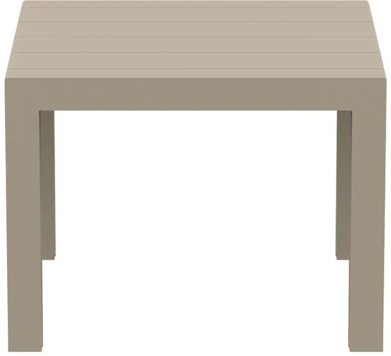 ΕΠΕΚΤ.ΤΡΑΠΕΖΙ ΠΟΛ/ΝΙΟΥ VEGAS 100X100/140εκ. DOVE GREY