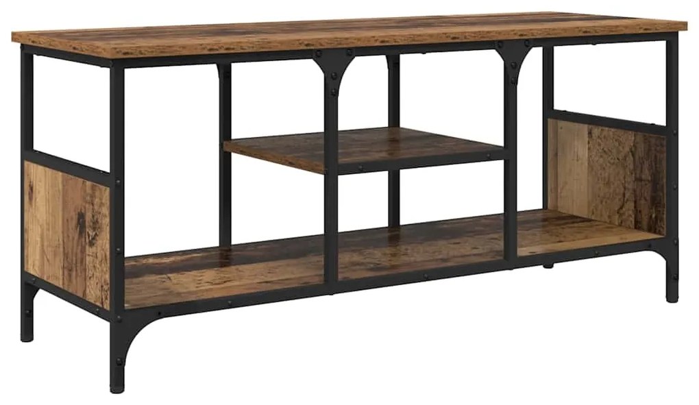 vidaXL Ντουλάπι TV Παλιό Ξύλο 100 x 35 x 45 εκ.