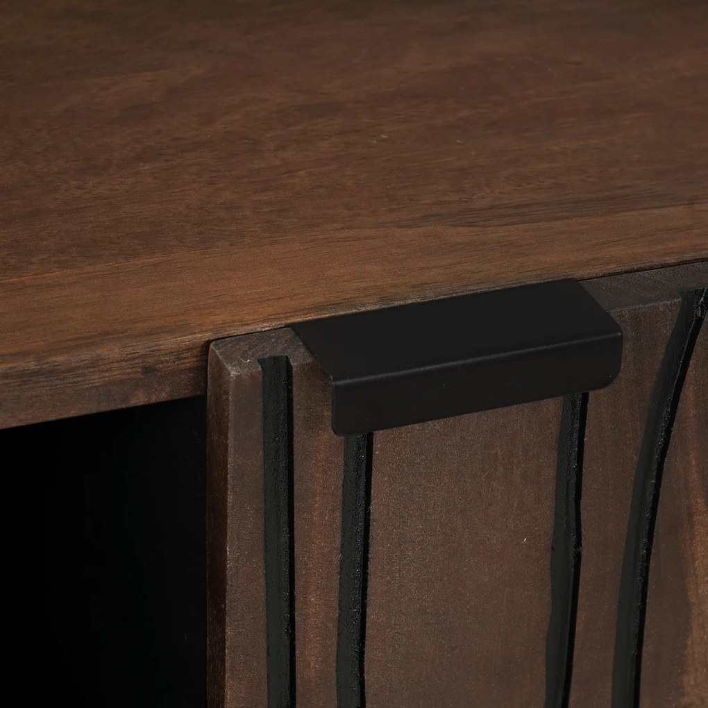 vidaXL Μπουφές από Ξύλο Μάνγκο 90x33.5x75 εκ