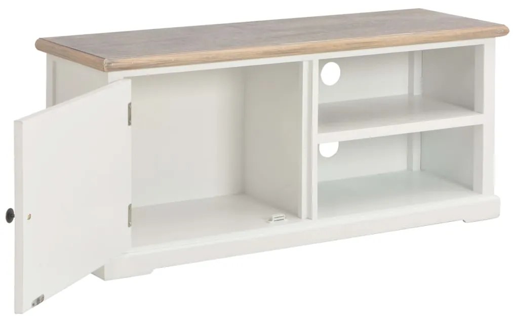 vidaXL Έπιπλο Τηλεόρασης Λευκό 90 x 30 x 40 εκ. Ξύλινο