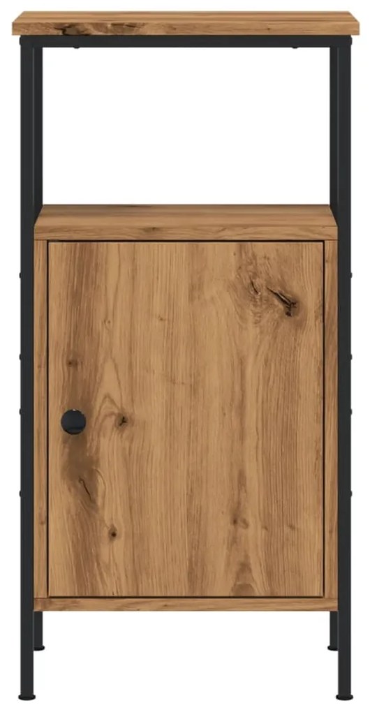 vidaXL Κομοδίνα 2 τεμάχια Artisan Oak 41x31x80 cm Κατασκευασμένο ξύλο