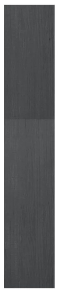 vidaXL Βιβλιοθήκη/Διαχωριστικό Χώρου Γκρι 40x30x167,5 εκ. Ξύλο Πεύκου