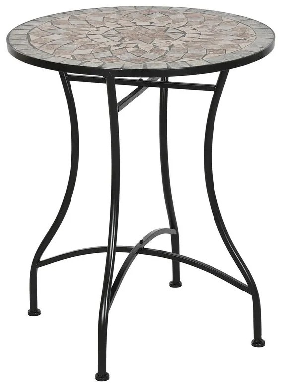Βοηθητικό Τραπέζι Home ESPRIT Μαύρο Πολύχρωμο 60 x 60 x 72 cm