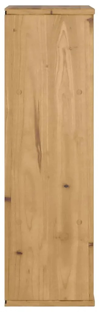 Βοηθητικό Ντουλάπι ODDA 40x24x79 εκ. από Μασίφ Ξύλο Πεύκου - Καφέ