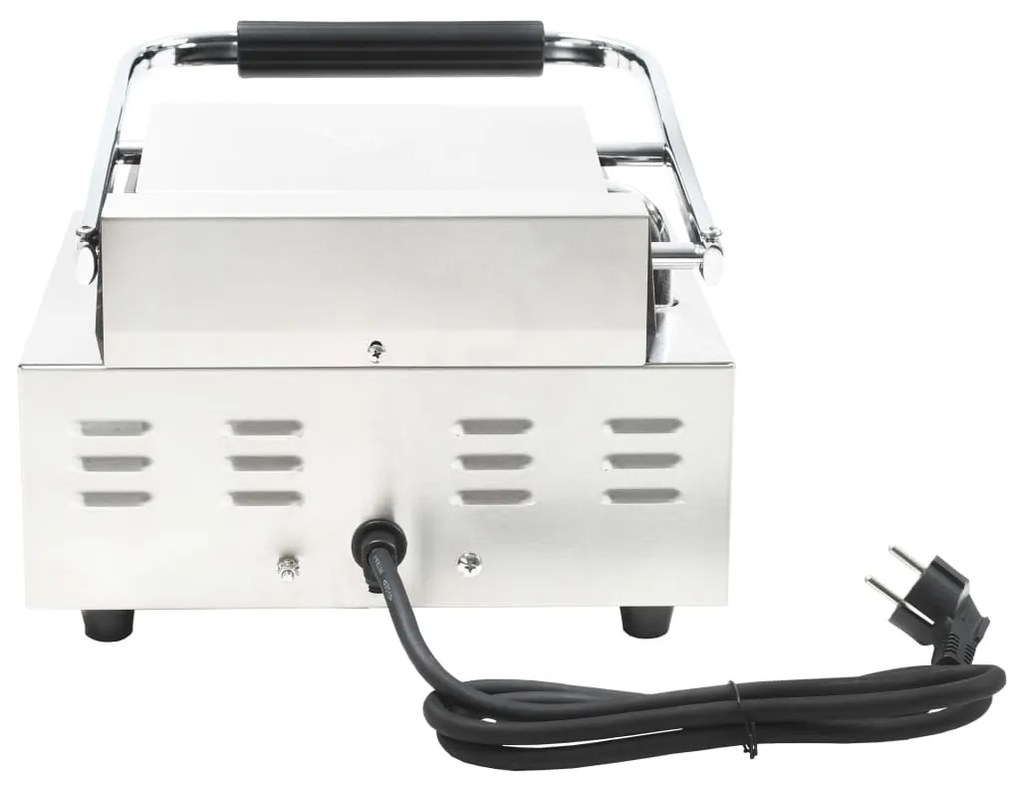 Τοστιέρα Ραβδωτή Panini 1800 W 31x30,5x20 εκ. Ανοξείδωτο Ατσάλι 50749