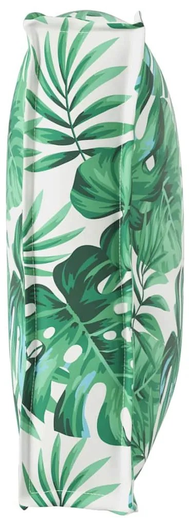 vidaXL Μαξιλάρι παλέτας για κάθισμα / πλάτη Floral Μοτίβο φύλλων