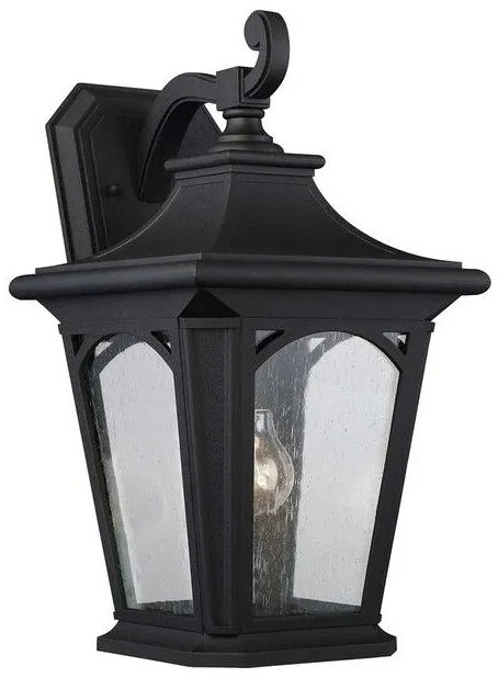 Φανάρι  Απλίκα Φωτιστικό Τοίχου 1xE27  Μαύρο  IP44  46cm  Bedford QZ-BEDFORD2-L Elstead Lighting QZ-BEDFORD2-L Μαύρο