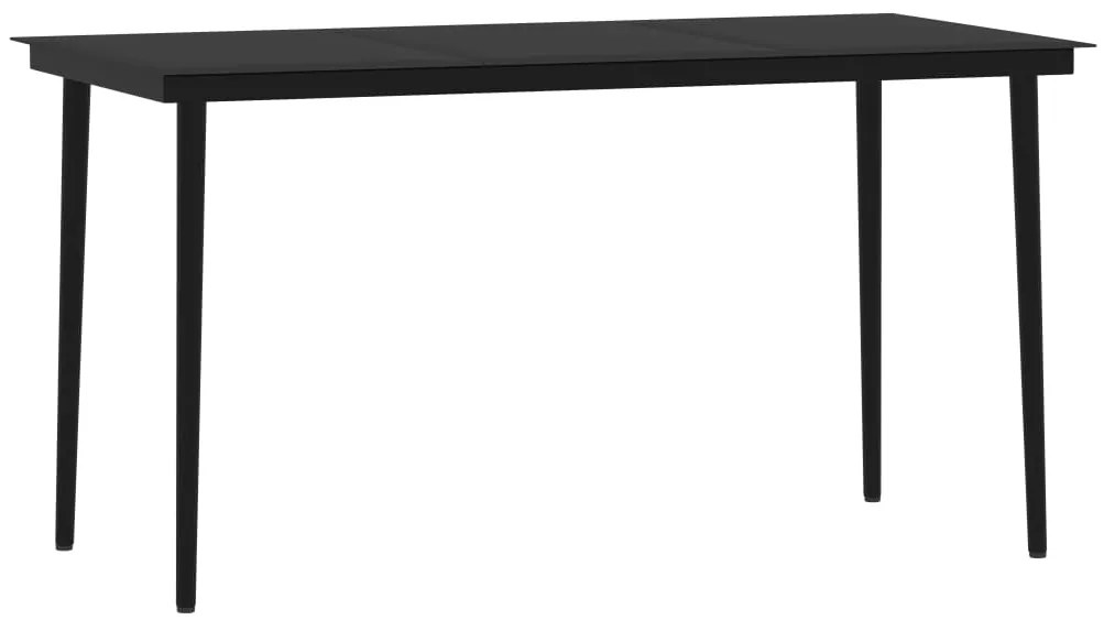 Σετ Τραπεζαρίας Κήπου 5 Τεμαχίων Μαύρο 3099145