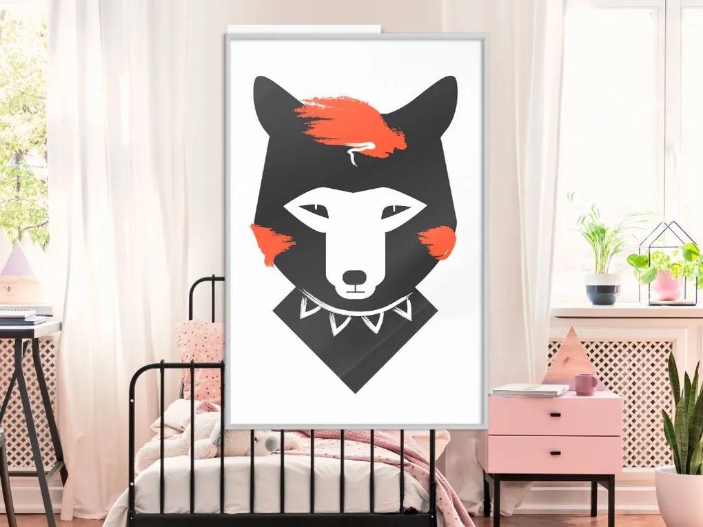 Αφίσα - Cute Redhead - 40x60 - Μαύρο - Με πασπαρτού