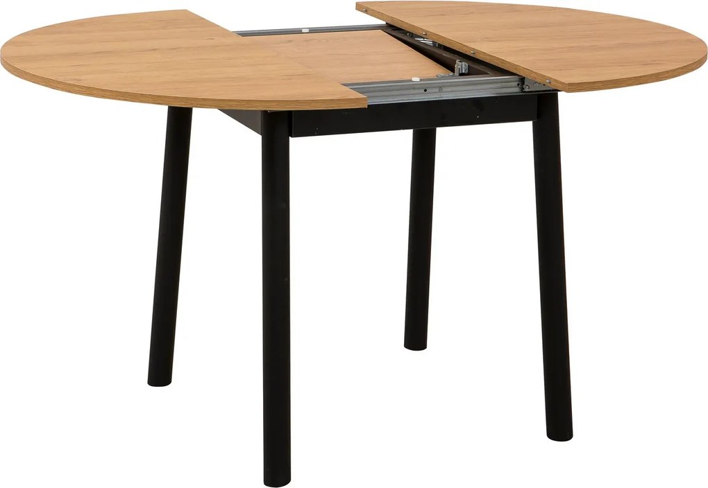 Extendable Dining Table Oliver - Oak, Black Oak
Black