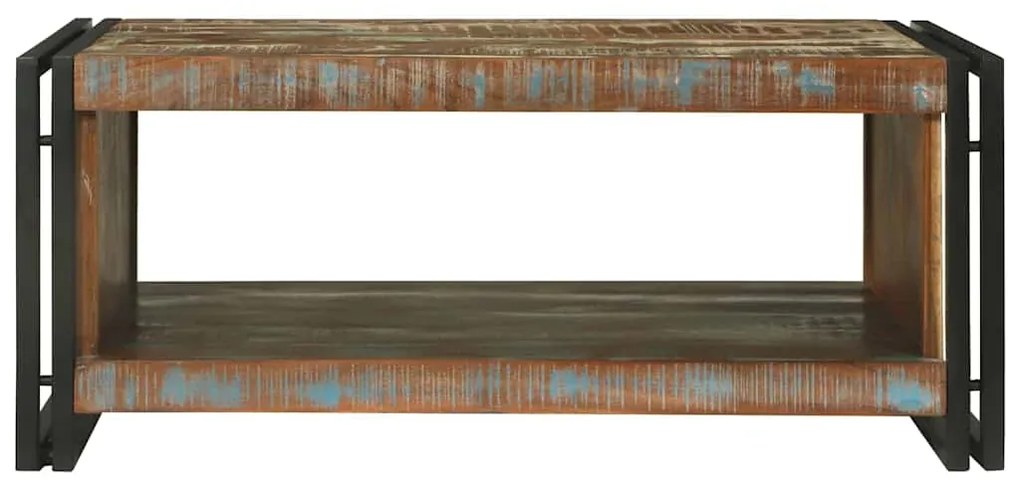 vidaXL Τραπεζάκι σαλονιού 90 x 50 x 38 εκ Στερεό Ανακτηθέν Ξύλο