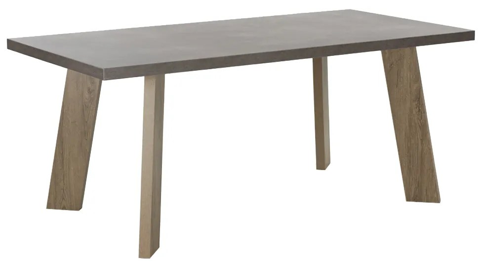 BONDI ΤΡΑΠΕΖΙ CEMENT SONOMA ΣΚΟΥΡΟ 180x90xH75cm 02-0365
