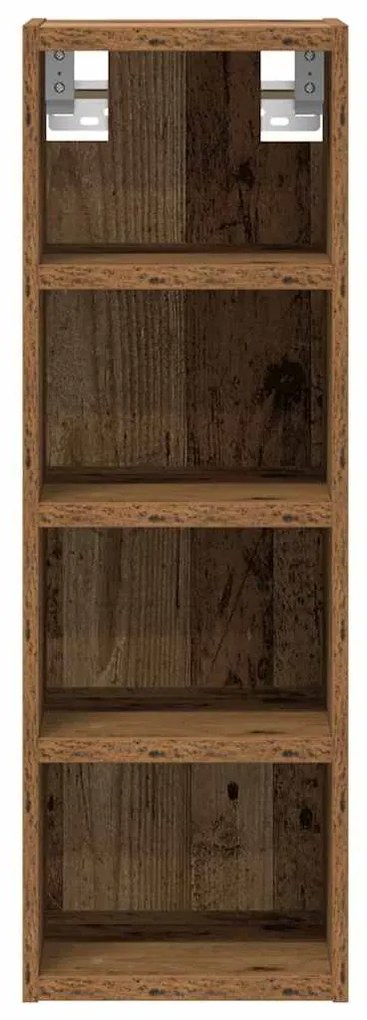 vidaXL κρεμαστό ντουλάπι Riga από παλιό ξύλο 20x29,5x60 cm